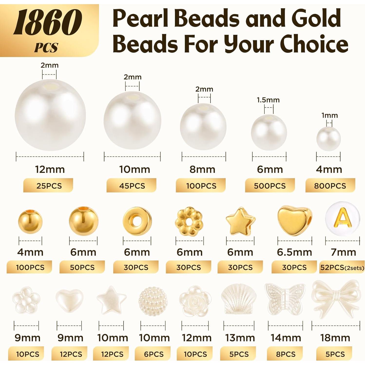 Kit de Perlas para Joyería Funtopia 1860 Piezas DIY