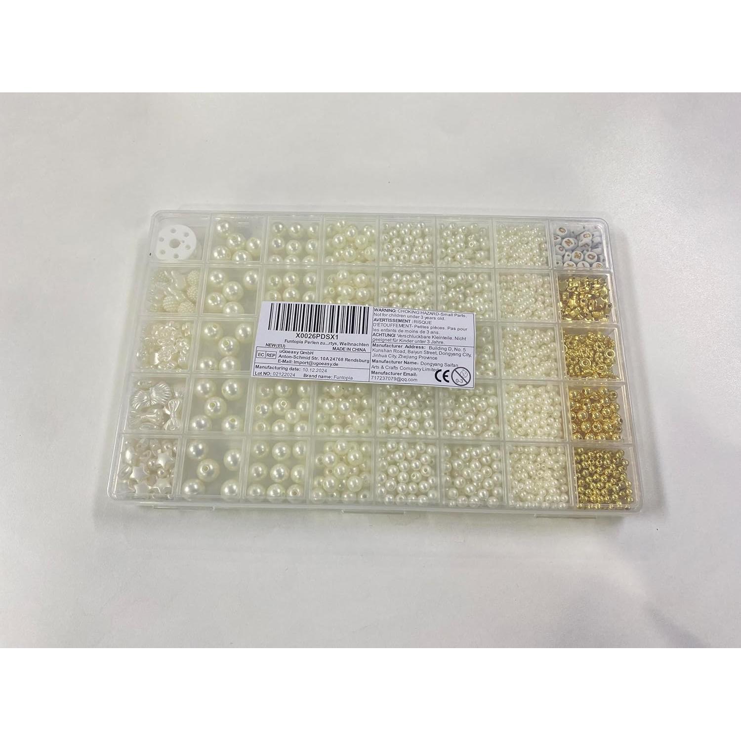 Kit de Perlas para Joyería Funtopia 1860 Piezas DIY