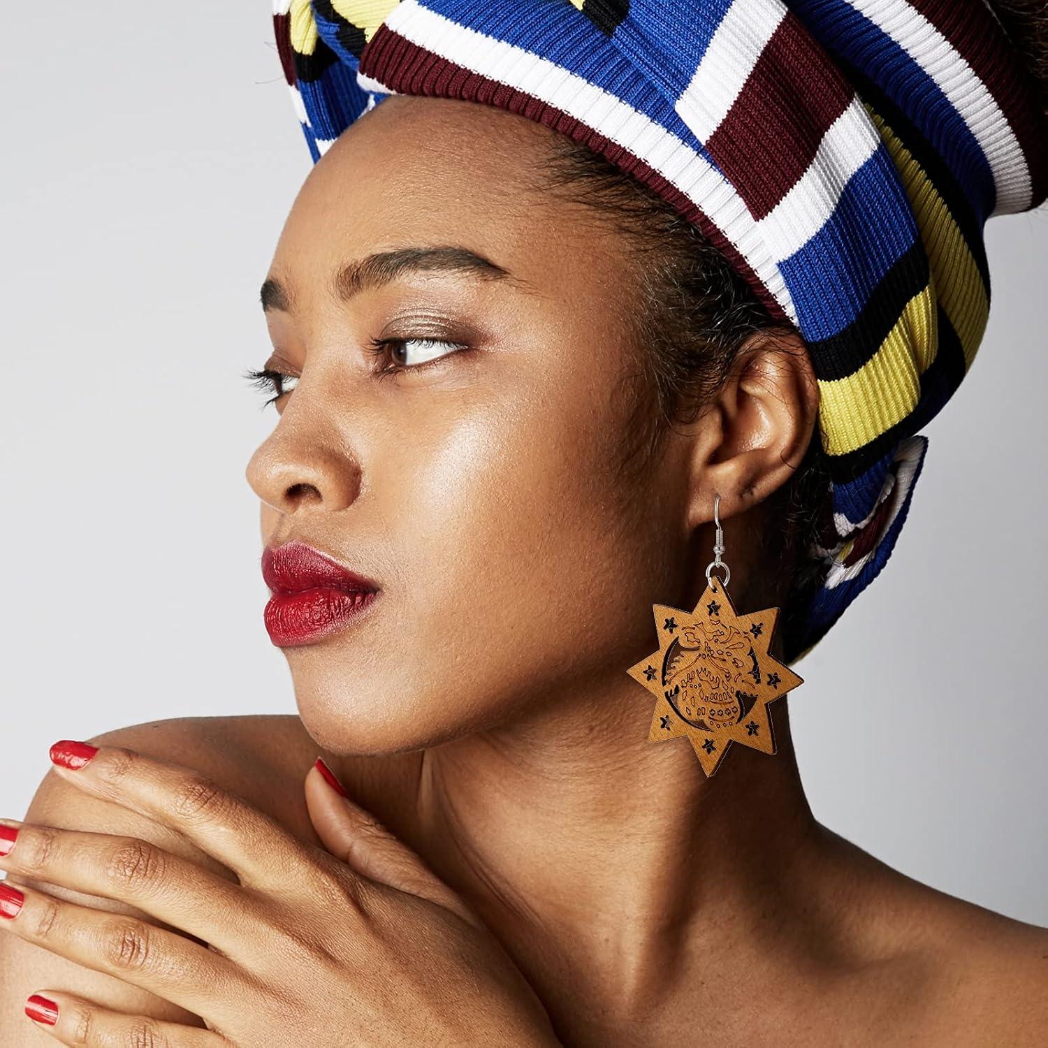 Kit de Fabricación de Pendientes de Madera Hicarer 182 Piezas