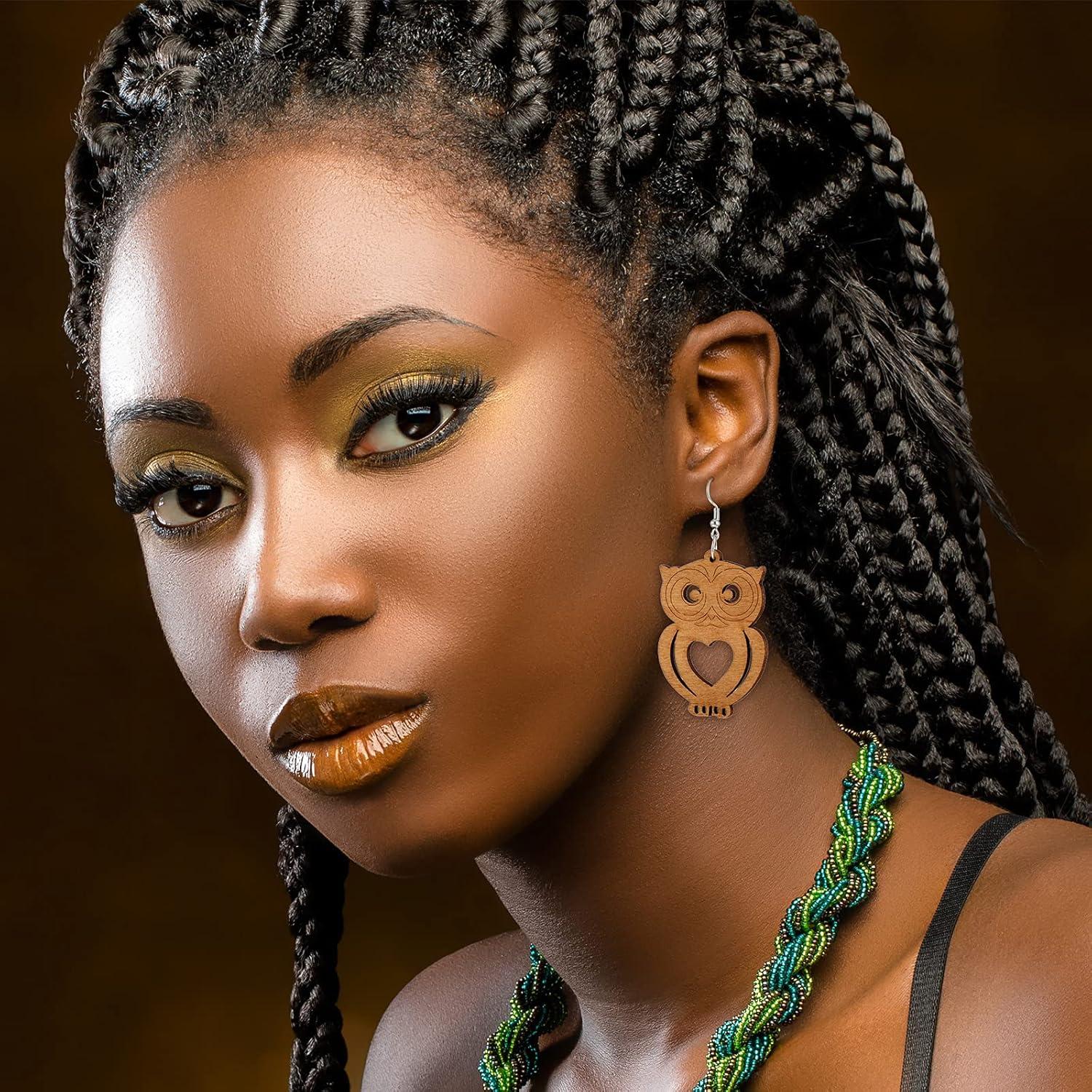 Kit de Fabricación de Pendientes de Madera Hicarer 182 Piezas