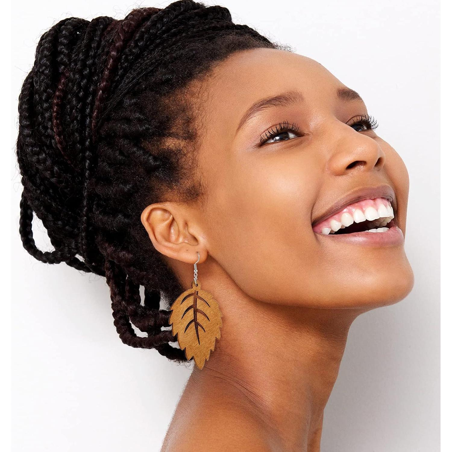 Kit de Fabricación de Pendientes de Madera Hicarer 182 Piezas