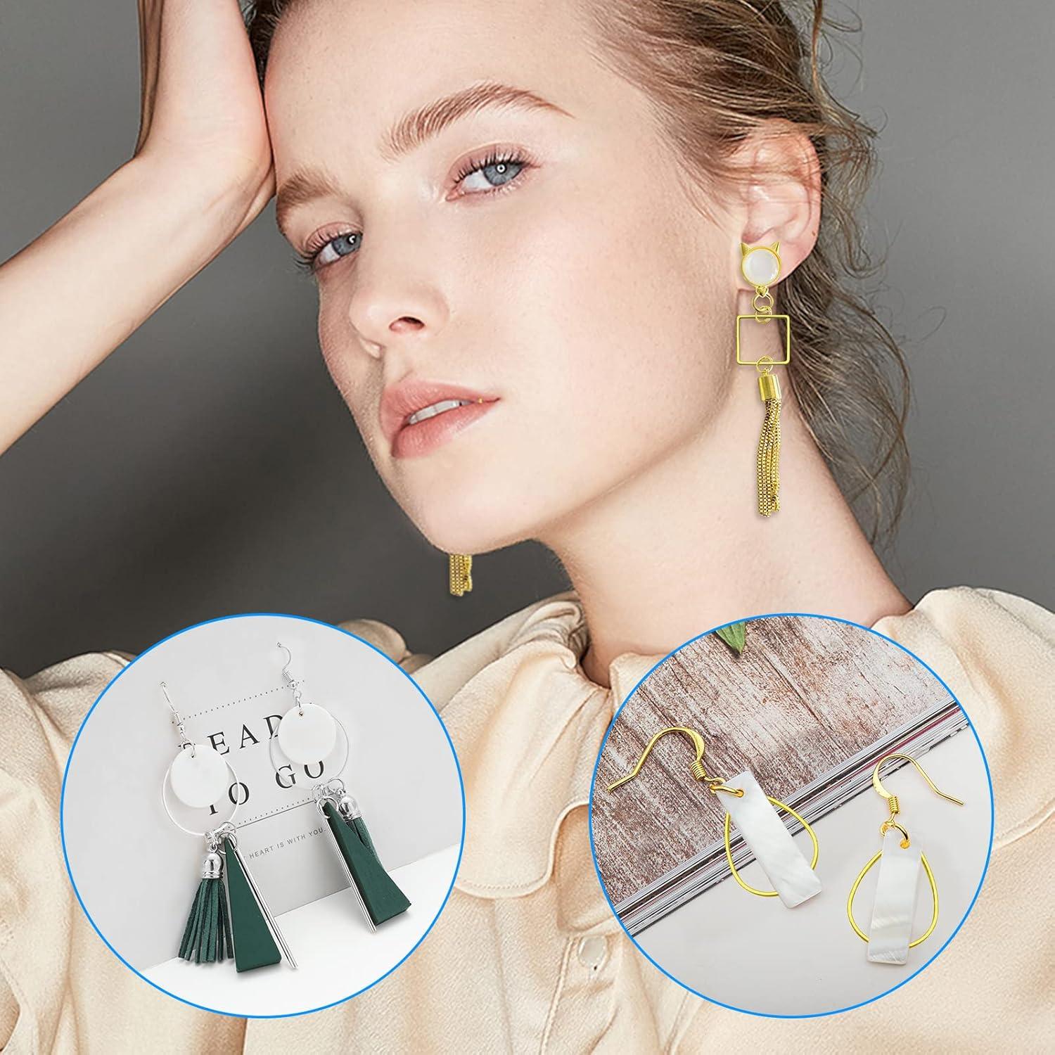 Ximalun 120 Aros de Pendientes DIY Oro Plata 3 Formas