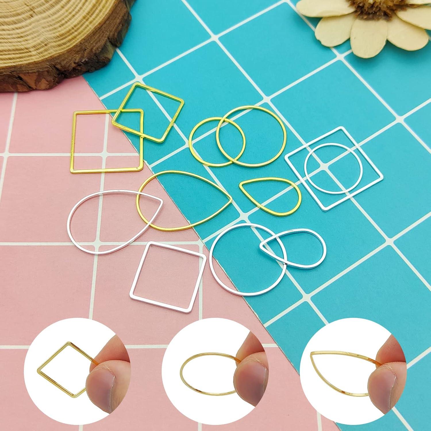 Ximalun 120 Aros de Pendientes DIY Oro Plata 3 Formas