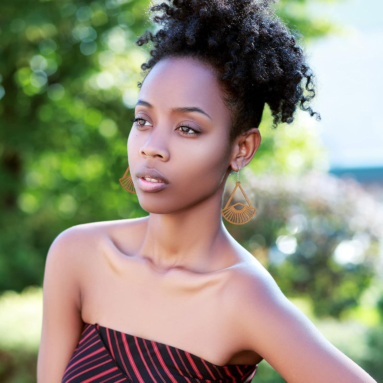 Kit de Joyería Hicarer 222 Piezas Pendientes Madera DIY