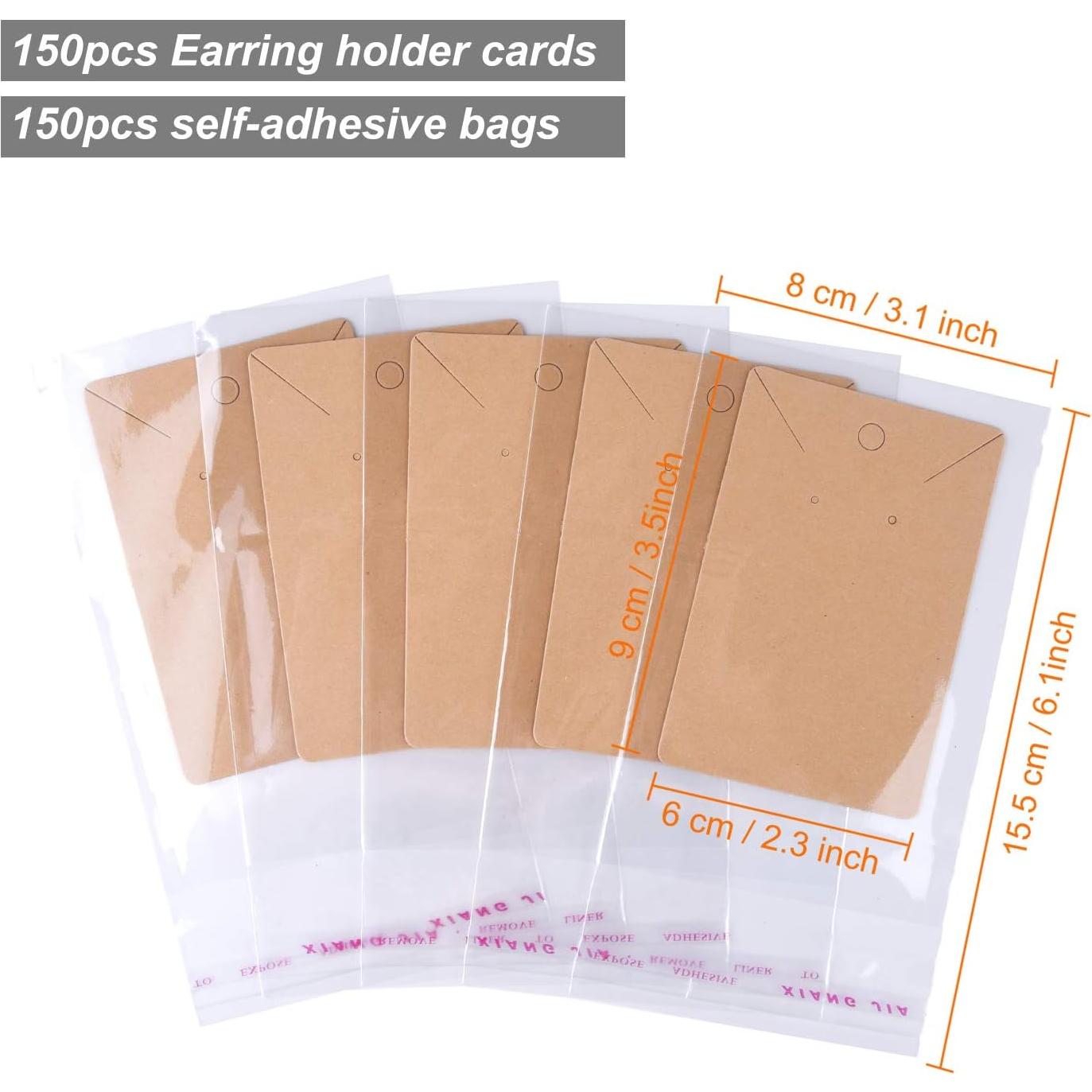 Set de Exhibición de Joyería MIAHART 150 Pcs con Bolsas