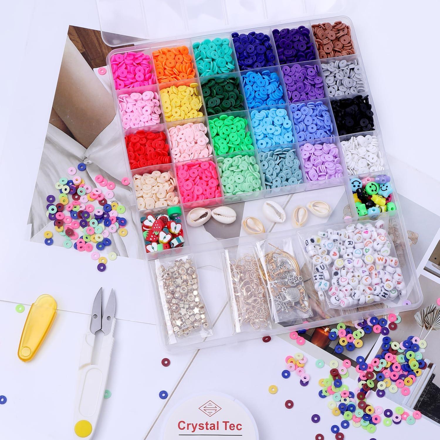 Kit de Joyería EYENICE 6000 Piezas Cuentas de Arcilla DIY