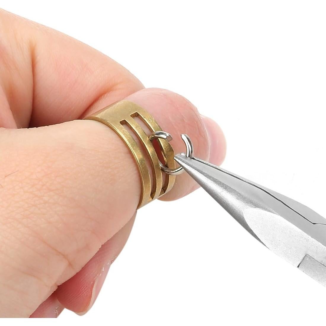 Set de Pinzas de Joyería WORKPRO 7 Piezas con Bolsa Azul