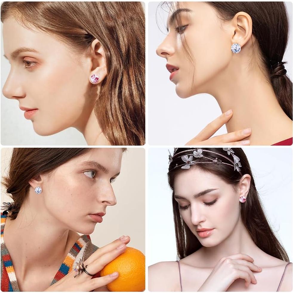 Kit de Pendientes DIY WEBEEDY 50 Piezas con Herramientas