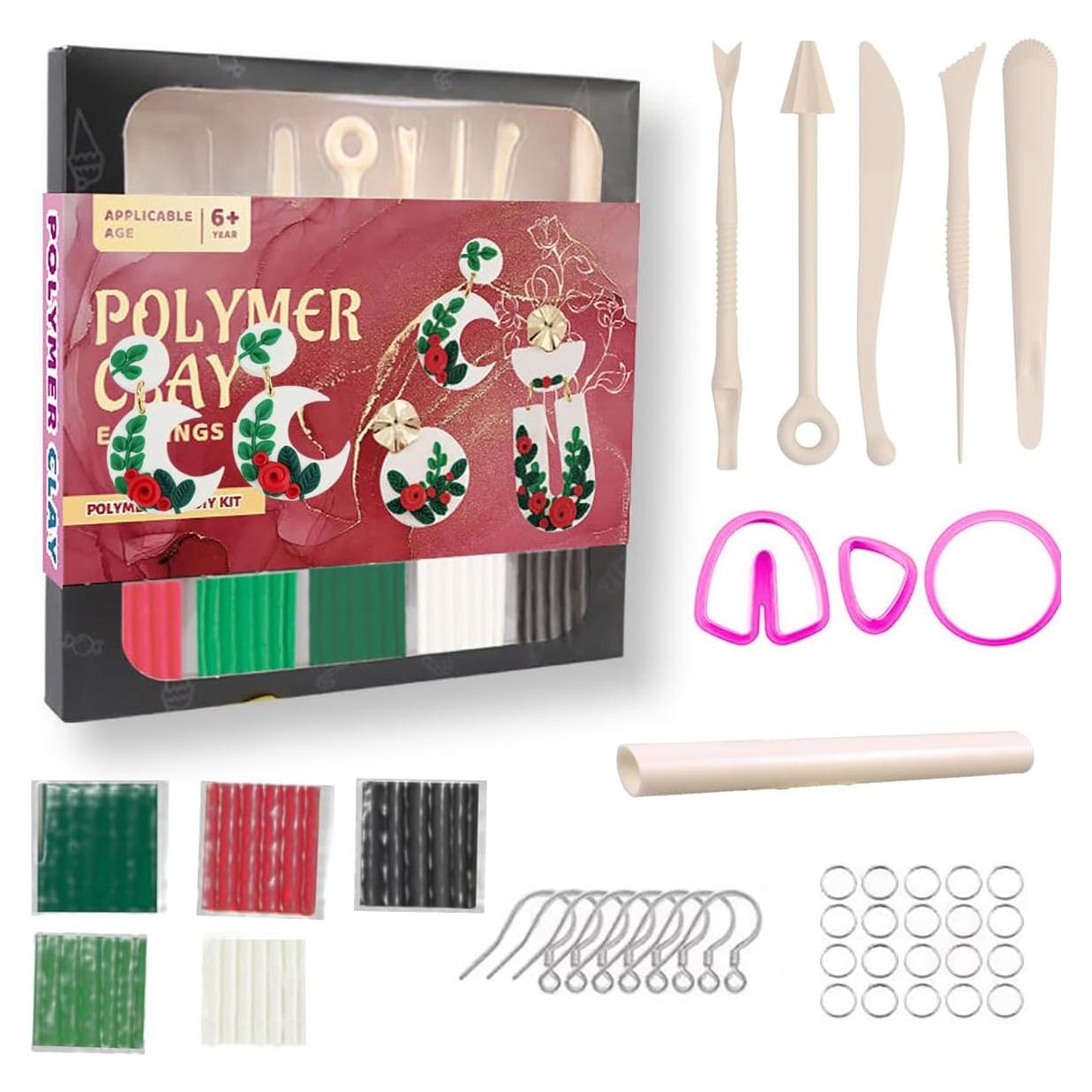 Kit de Fabricación de Pendientes Genérico - Arcilla Polimérica DIY