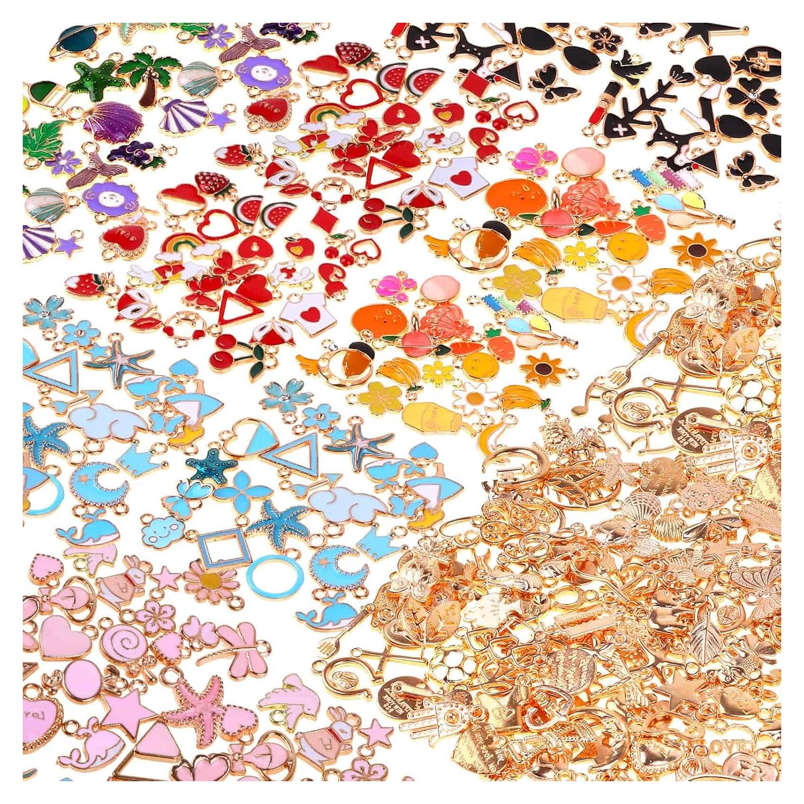 Kit de Encantos de Joyería Acejoz 300 Piezas Multicolor