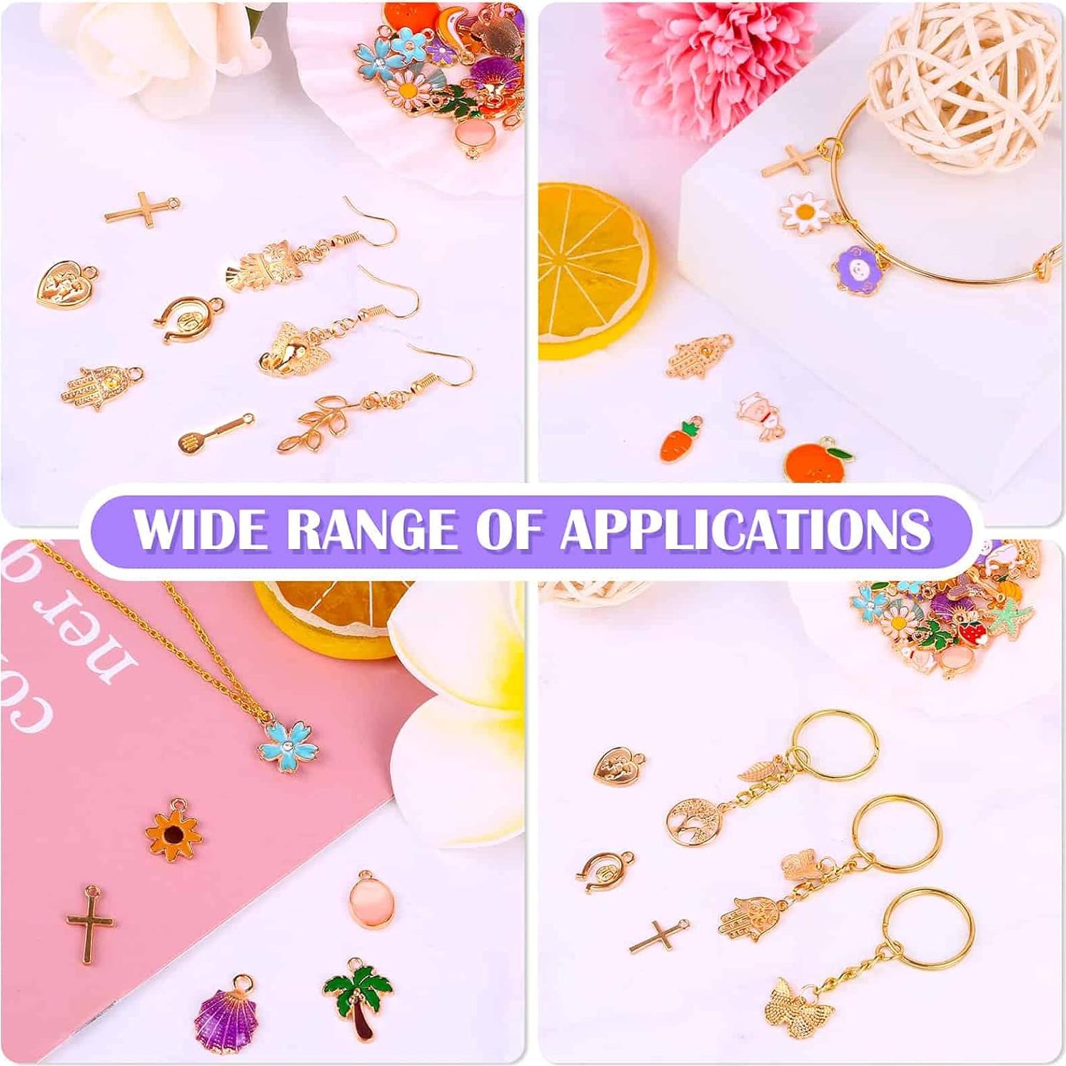 Kit de Encantos de Joyería Acejoz 300 Piezas Multicolor