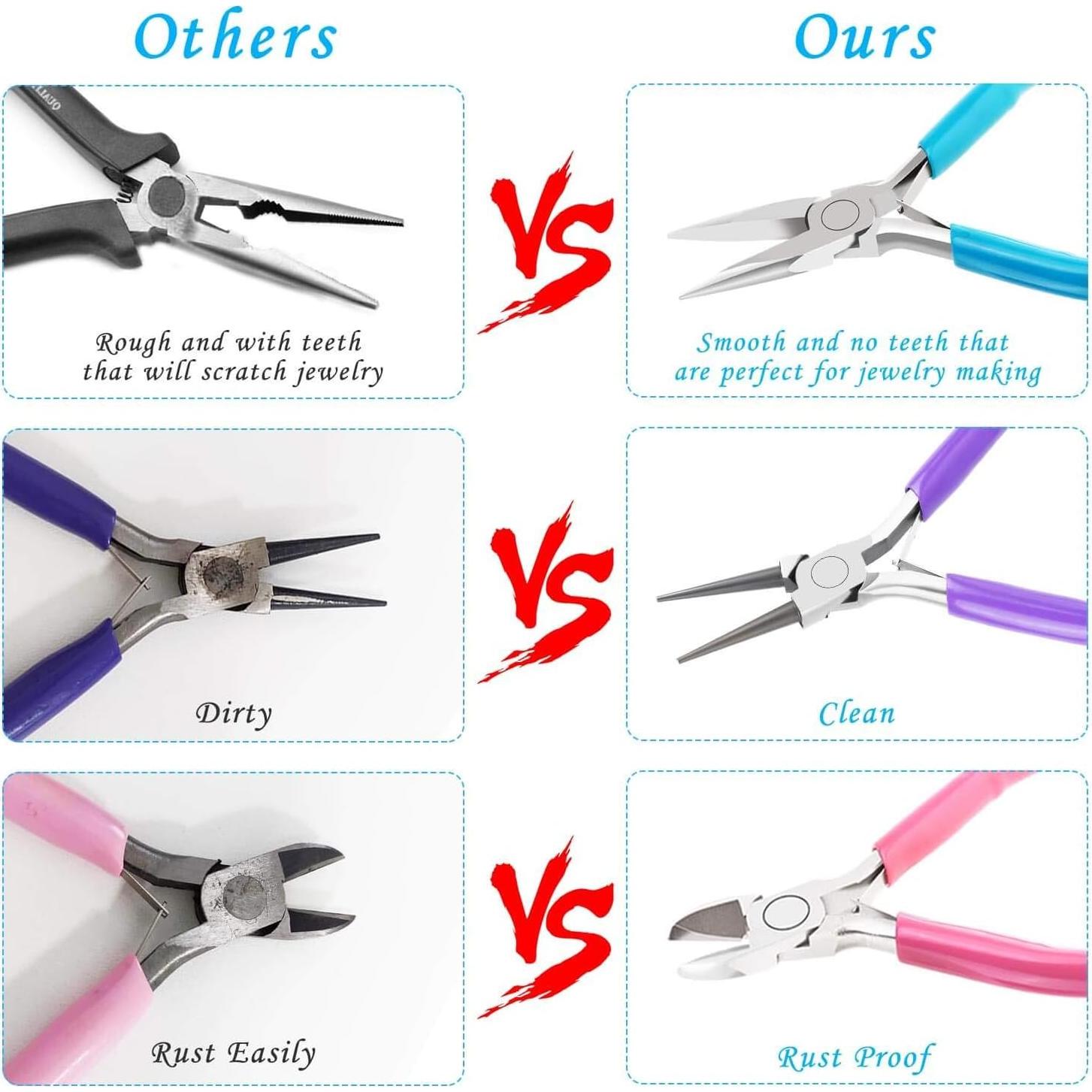 Kit de Herramientas para Hacer Joyas Acejoz - 6 Alicates