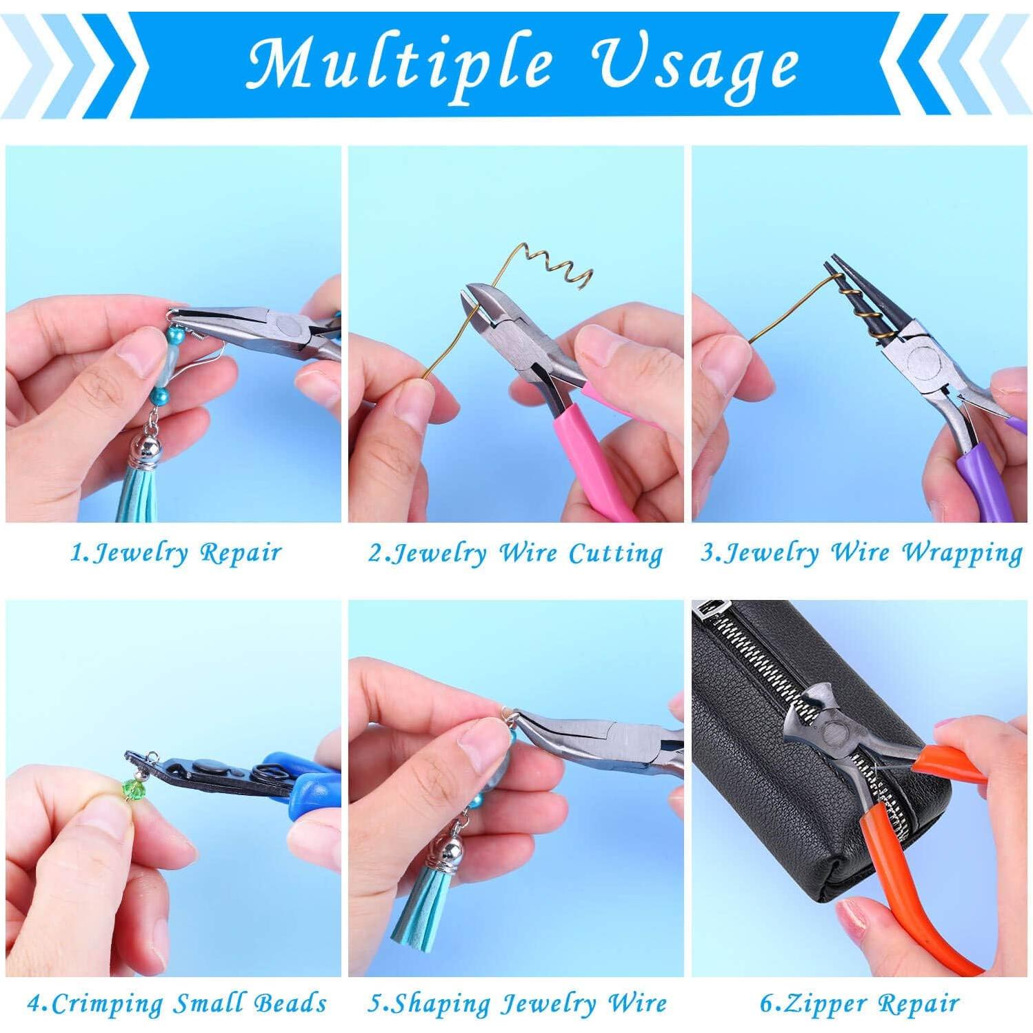 Kit de Herramientas para Hacer Joyas Acejoz - 6 Alicates