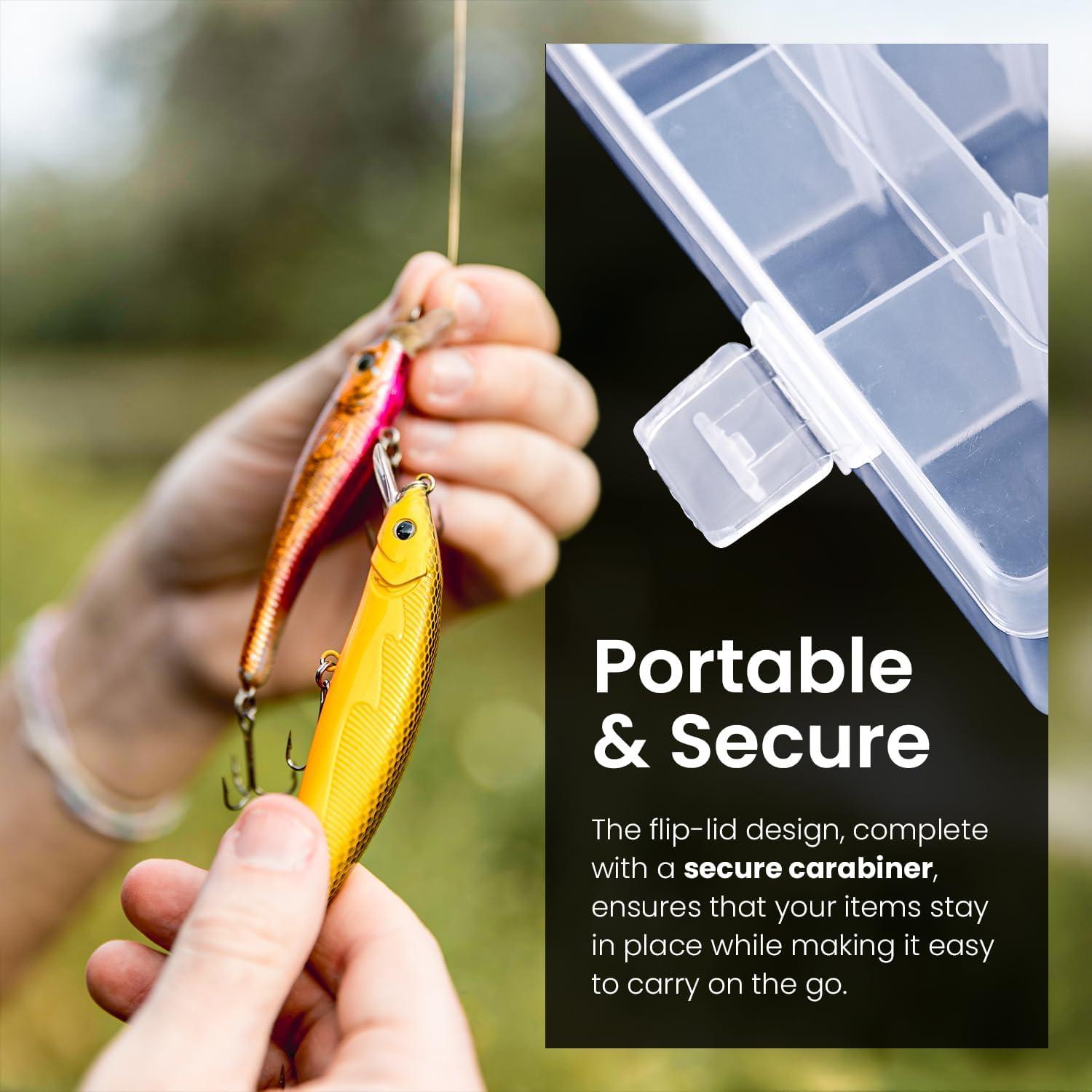 Caja Organizadora Plástica Budreu 4 Paquetes 36 Compartimentos