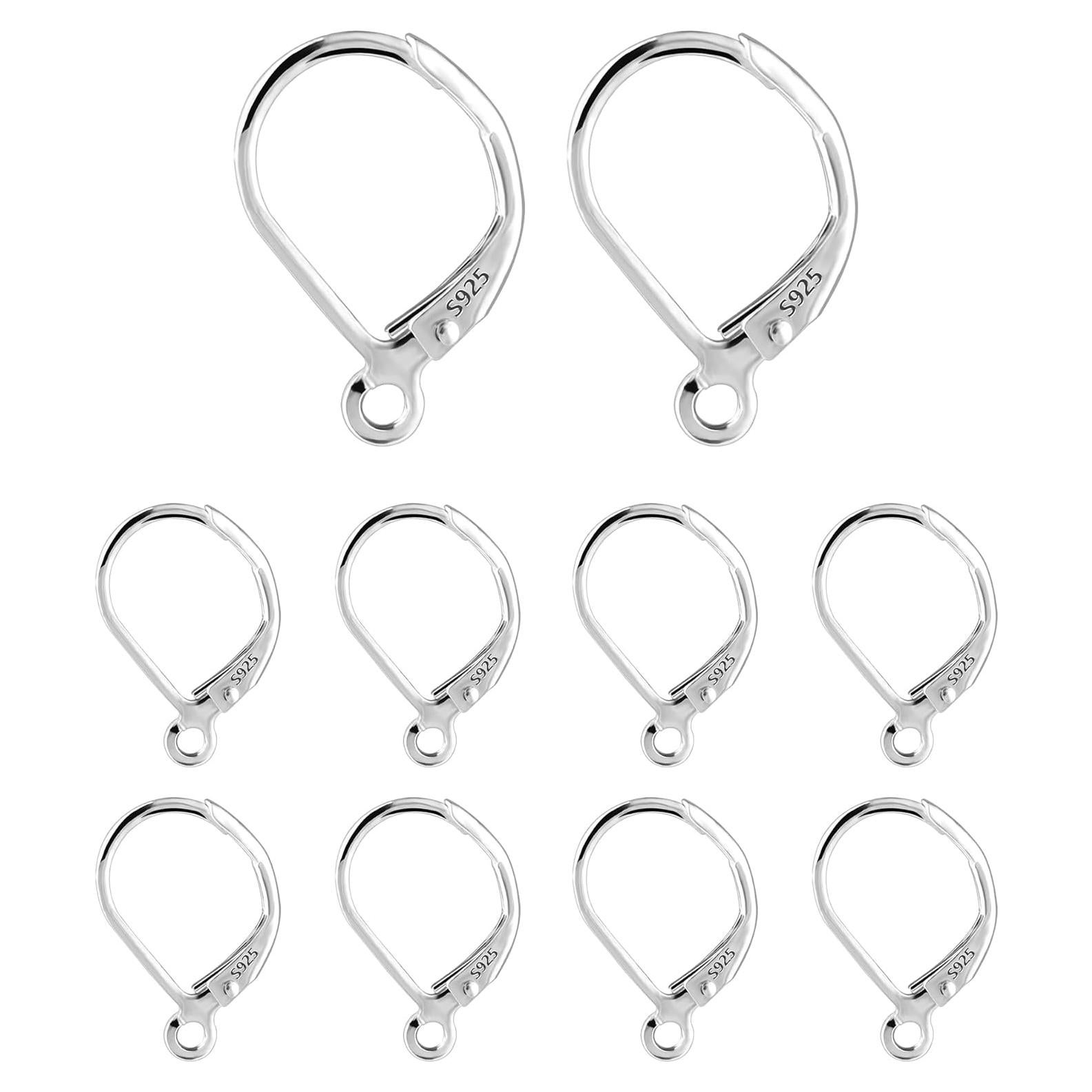 Ganchos de Aretes Franceses Plata Esterlina 925 Hipoalergénicos