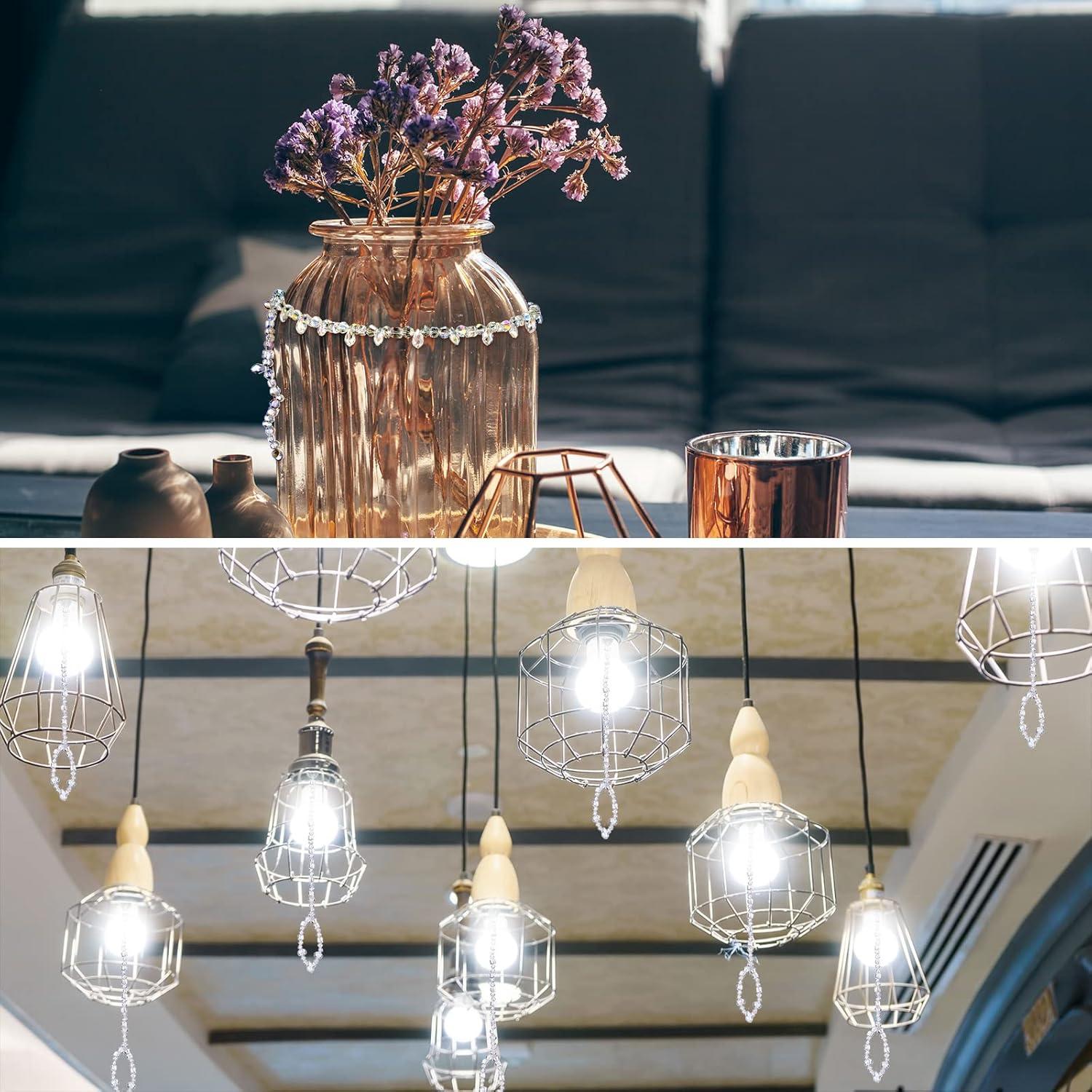 Kigeli 1280 Piezas Perlas de Cristal Facetadas para DIY