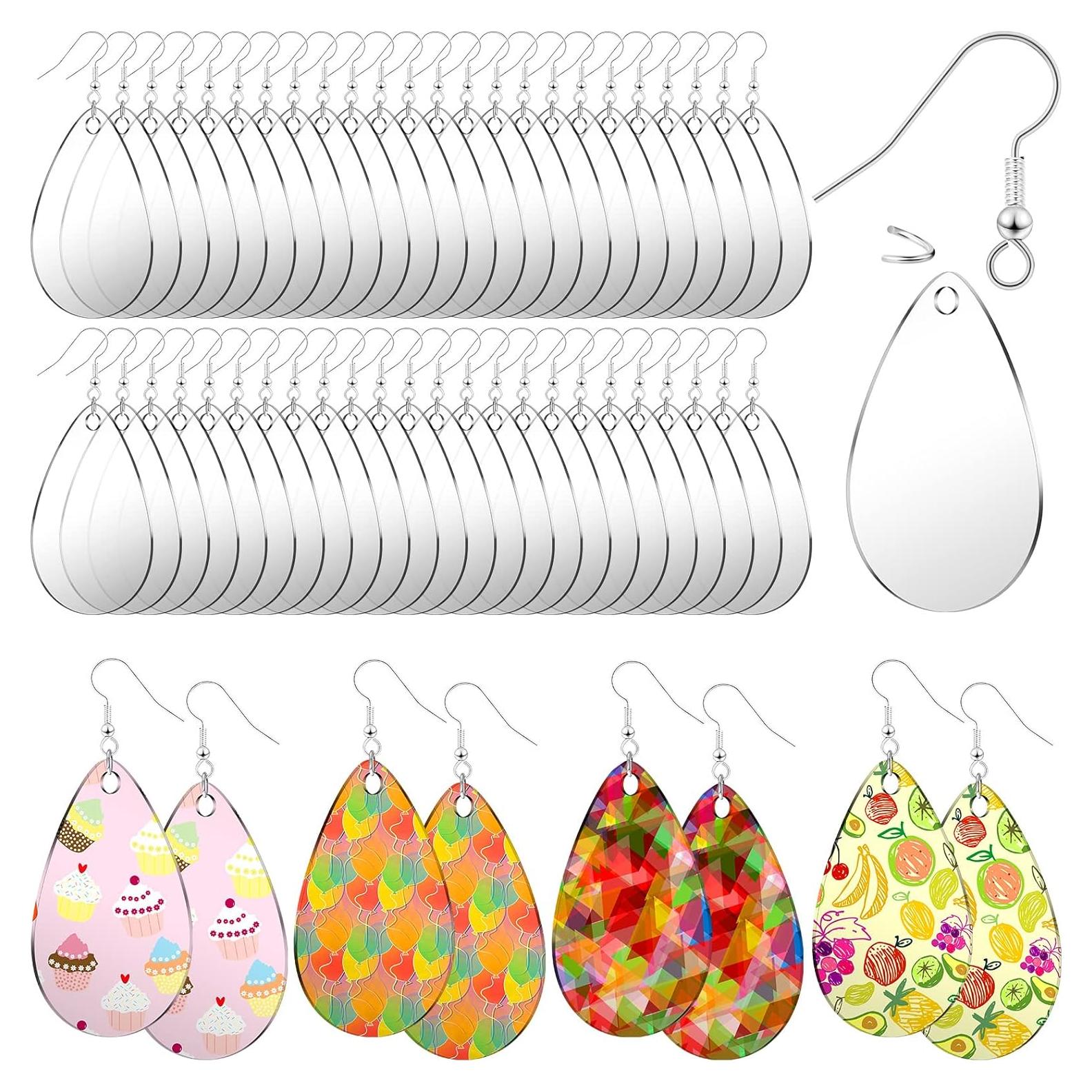 Kit de Fabricación de Pendientes Hicarer 168 Piezas Acrílico