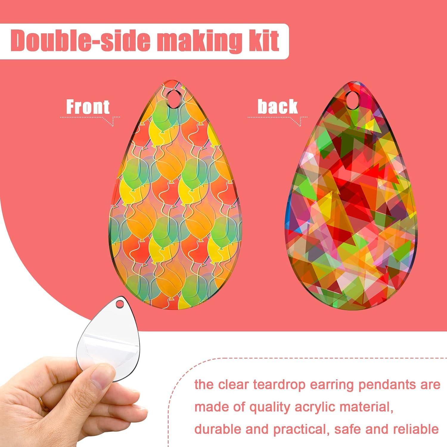 Kit de Fabricación de Pendientes Hicarer 168 Piezas Acrílico