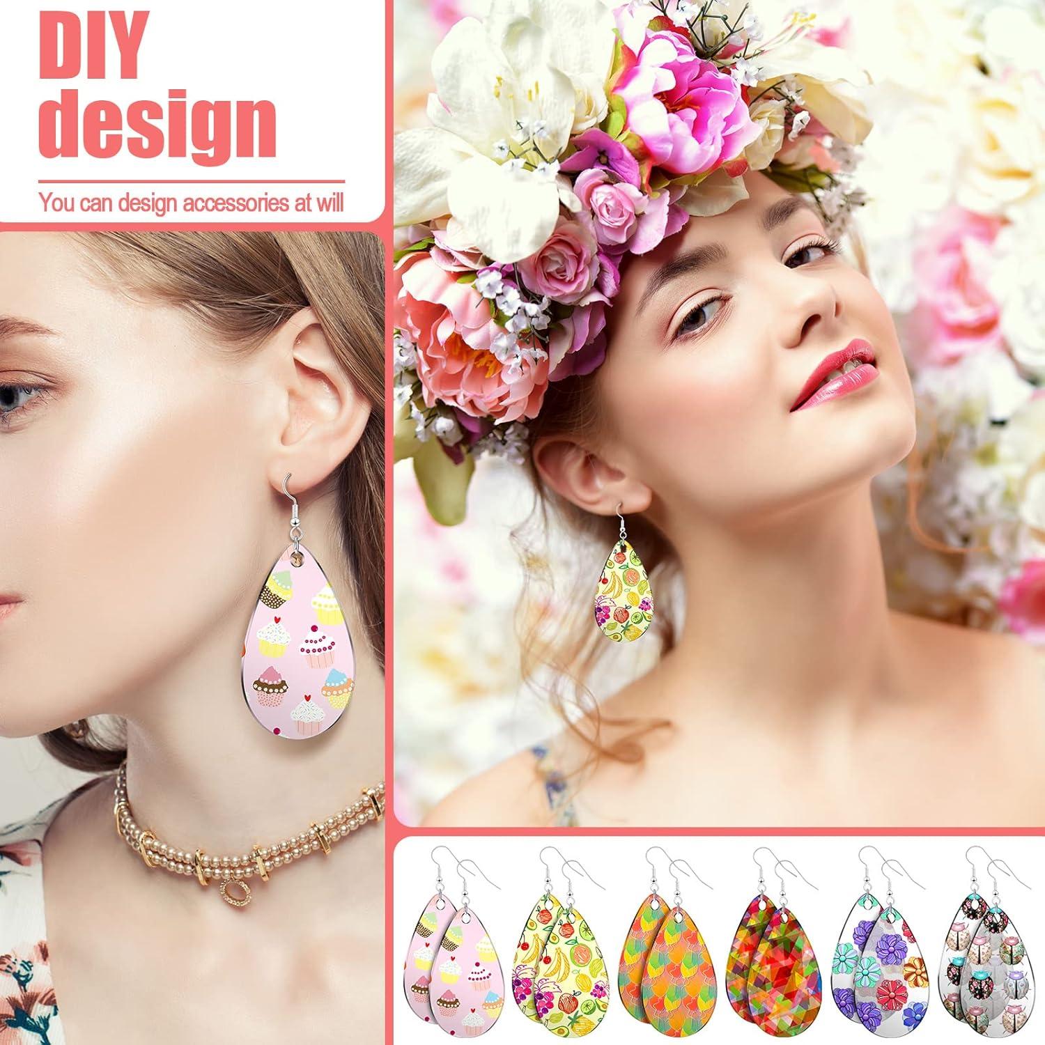 Kit de Fabricación de Pendientes Hicarer 168 Piezas Acrílico