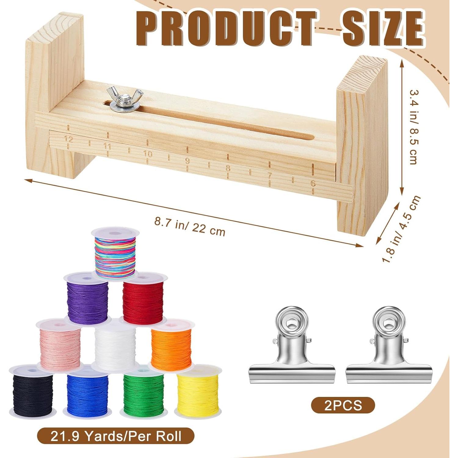 Kit de Juguete de Pulsera de Madera Burbell 13 Piezas