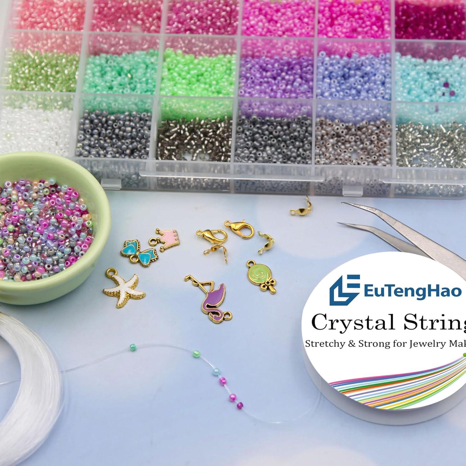 Kit de Perlas Semillas EuTengHao 13246 Piezas 3mm Multicolor