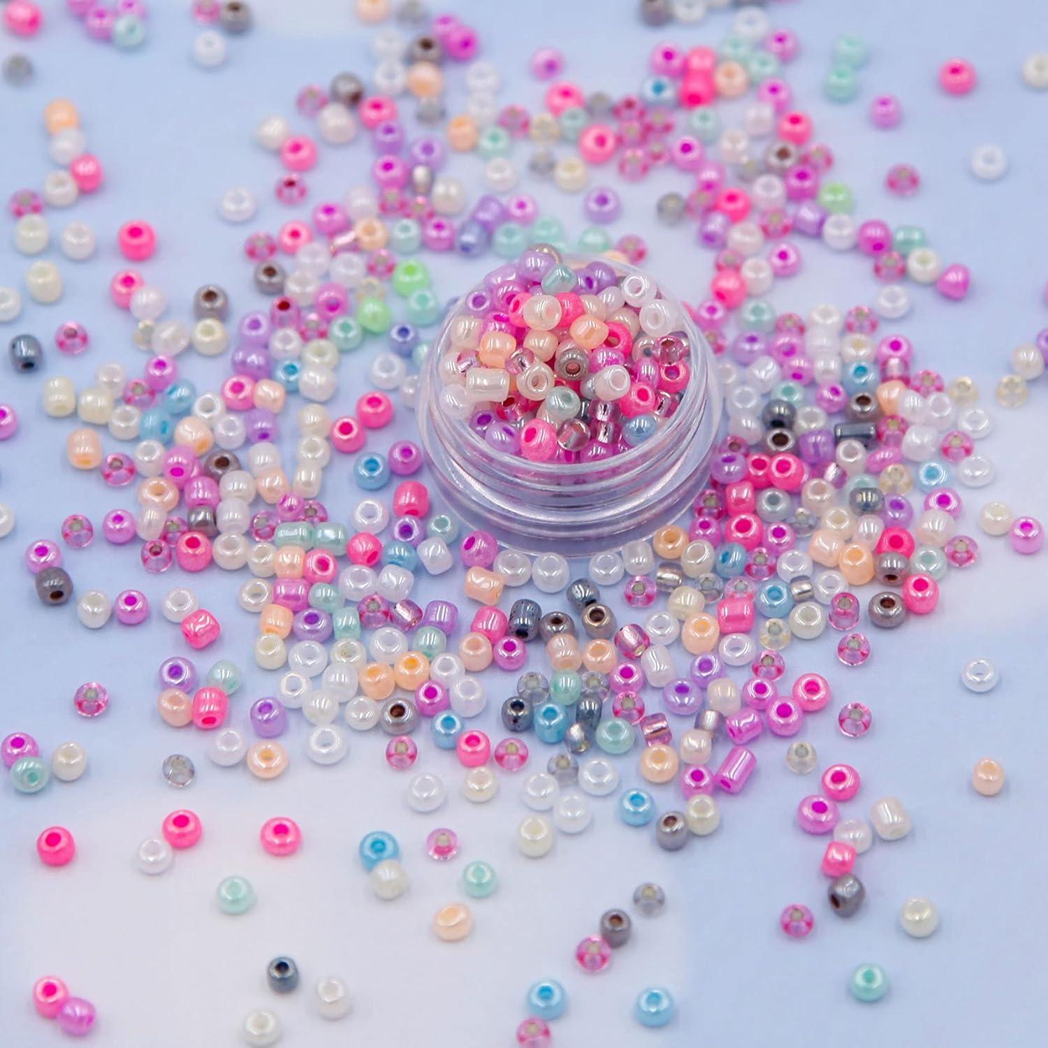 Kit de Perlas Semillas EuTengHao 13246 Piezas 3mm Multicolor