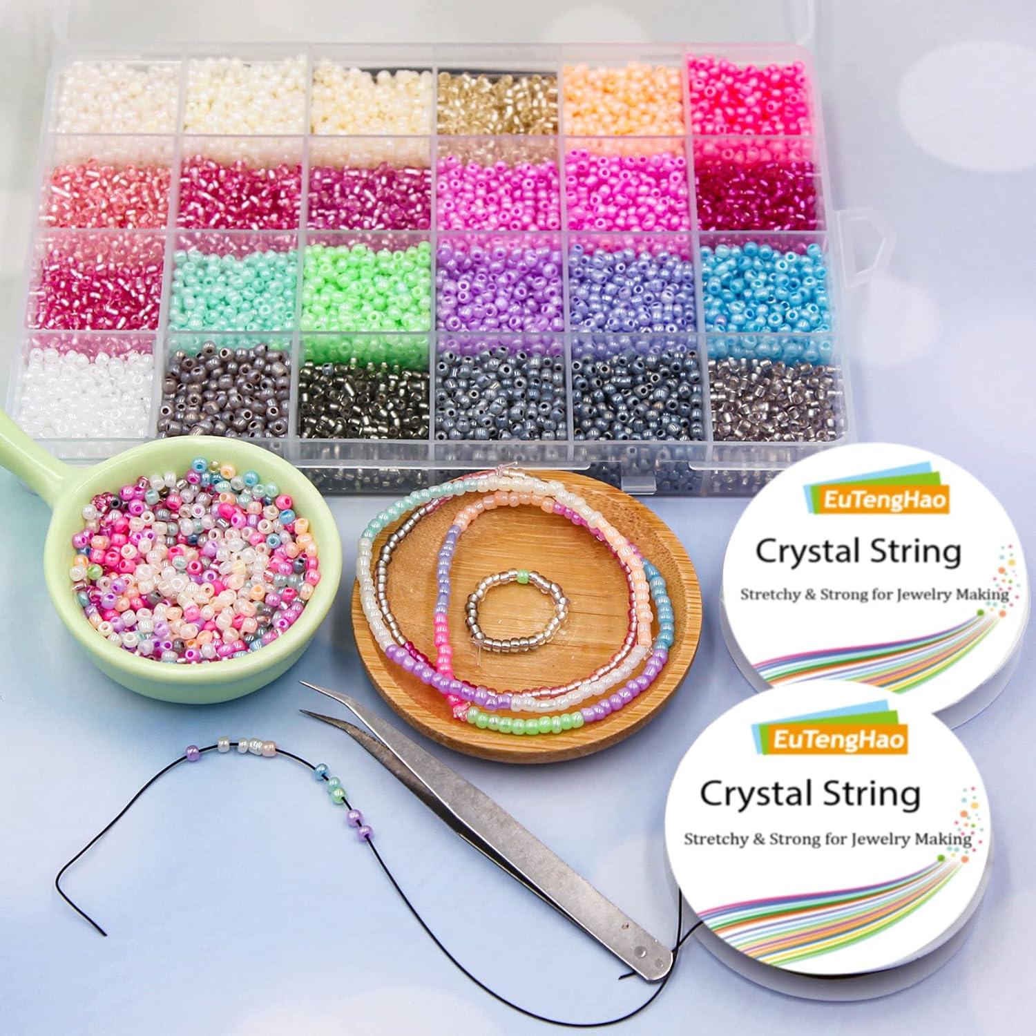 Kit de Perlas Semillas EuTengHao 13246 Piezas 3mm Multicolor