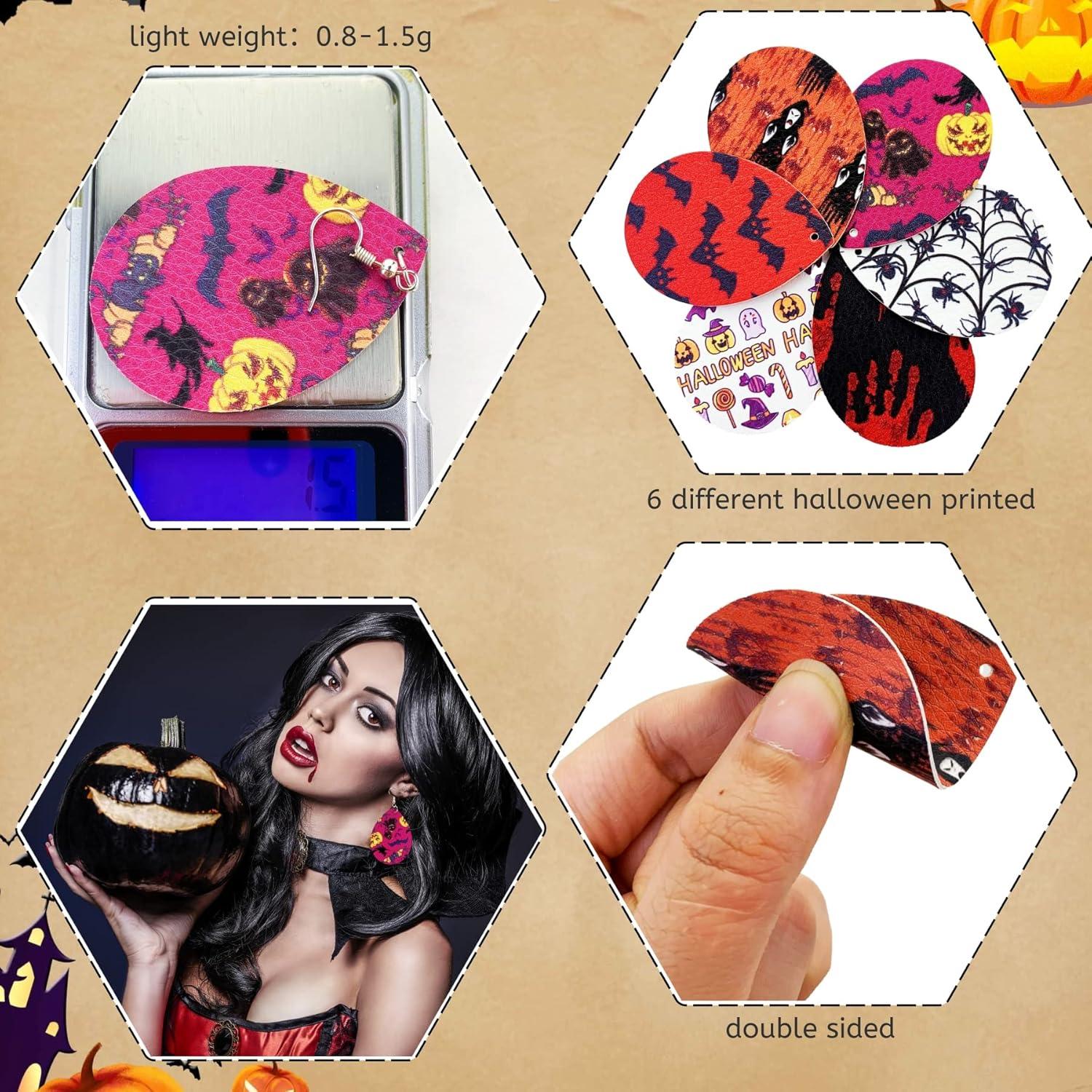 Kit de Fabricación de Pendientes AOUXSEEM 241 Piezas Halloween