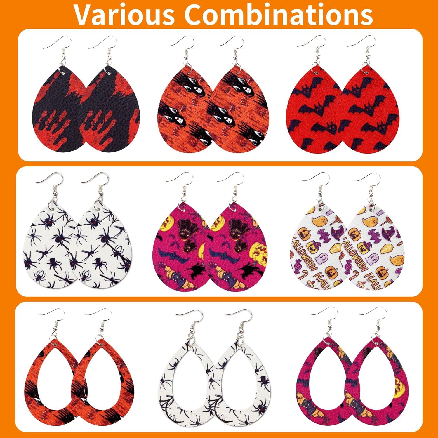 Kit de Fabricación de Pendientes AOUXSEEM 241 Piezas Halloween