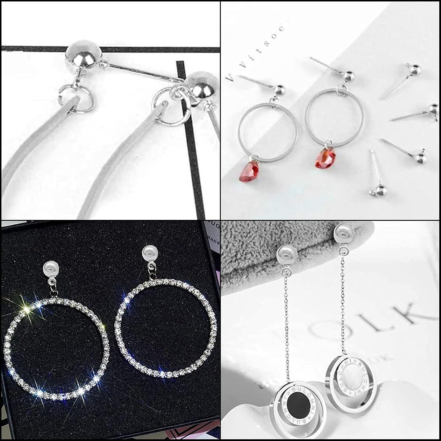 Kit de Pendientes de Stud PH PandaHall 200pcs Acero Inoxidable