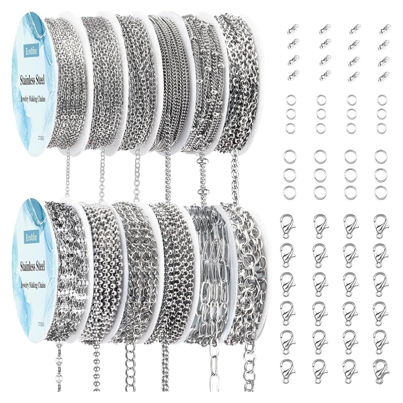 Cadena de Collar Ecoofor 29m Acero Inoxidable 12 Rollos