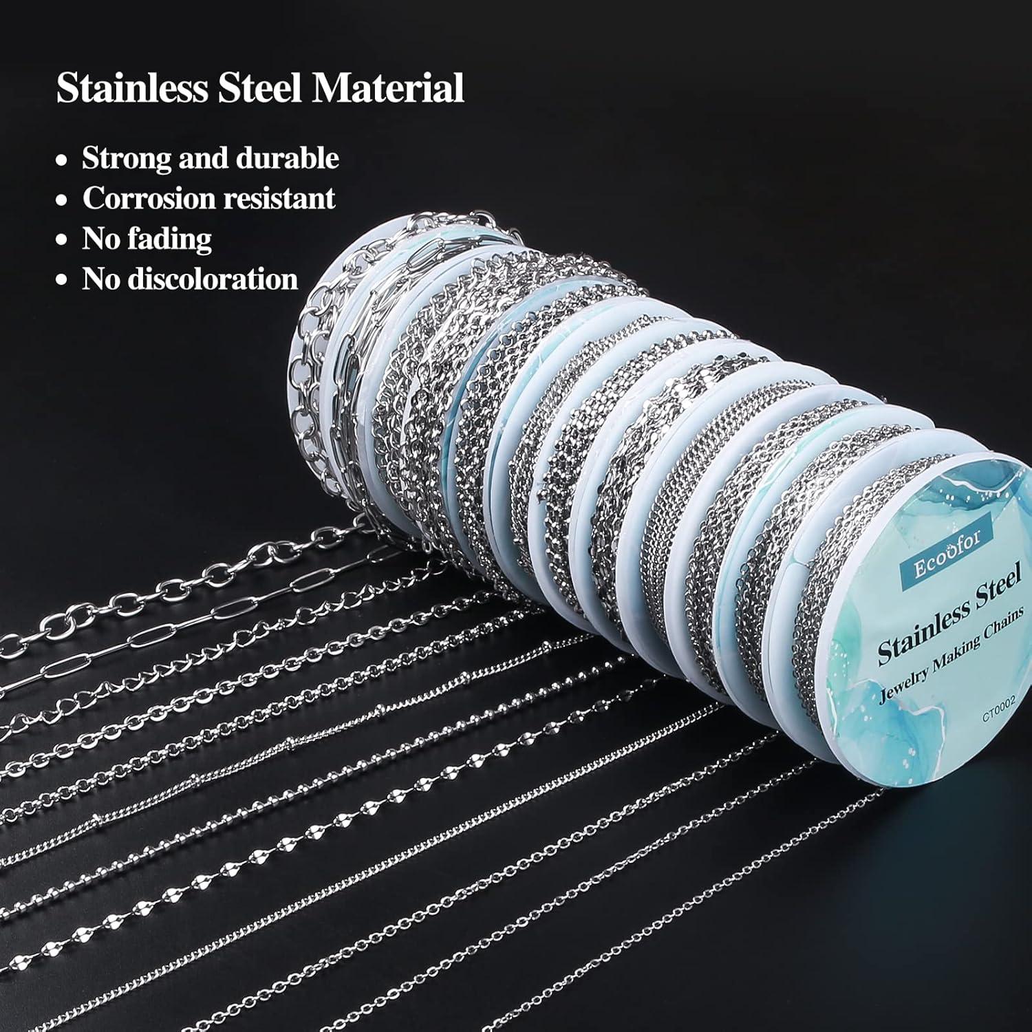 Cadena de Collar Ecoofor 29m Acero Inoxidable 12 Rollos