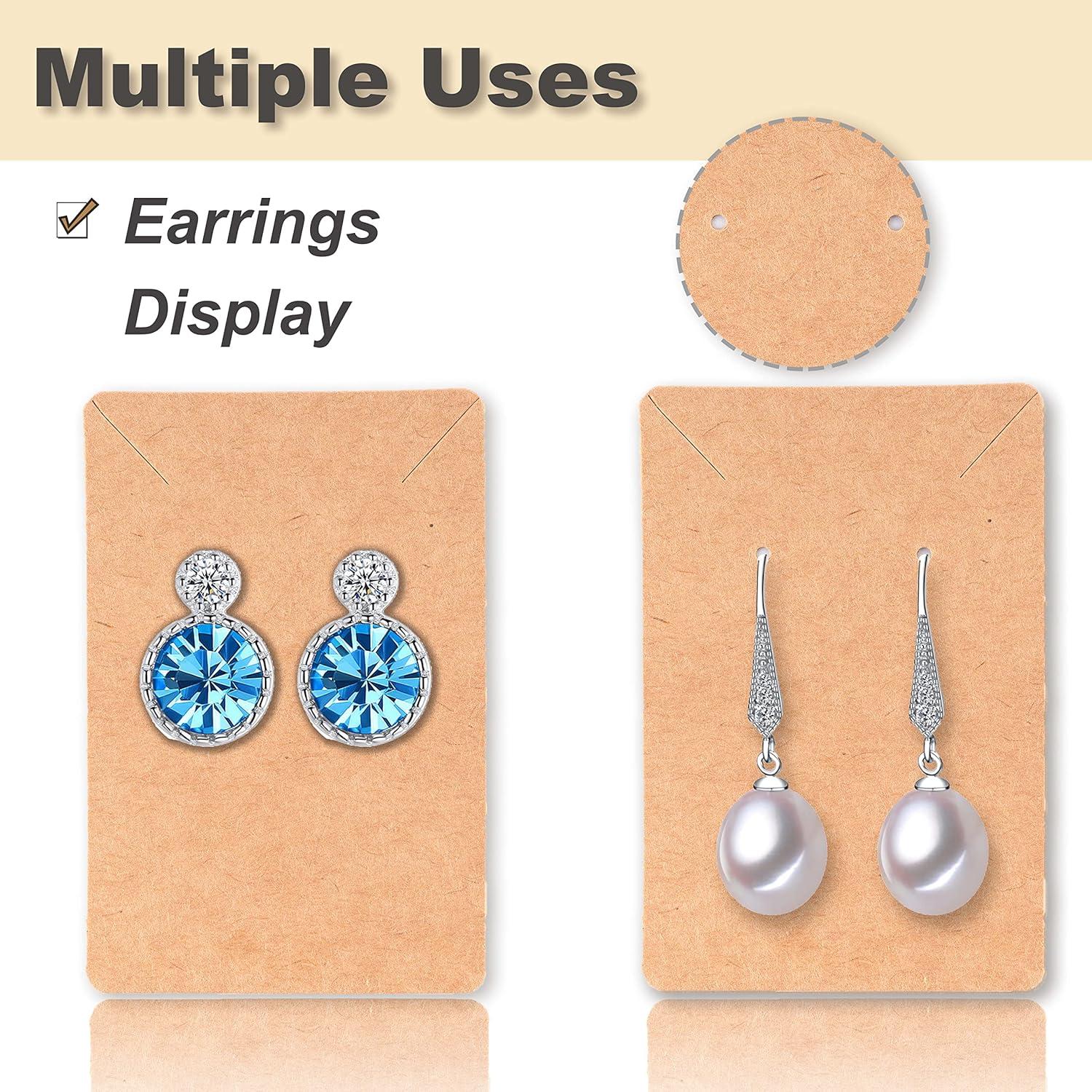 Set 120 Tarjetas y Empaques para Pendientes Hoewina 9x6 cm