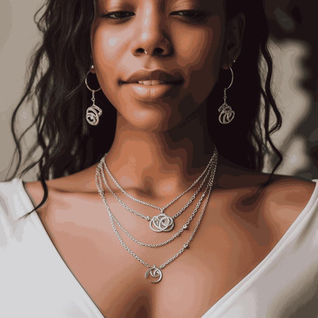 Kit de Cadenas para Hacer Joyería Selizo - 18m, 6 Colores, 2mm