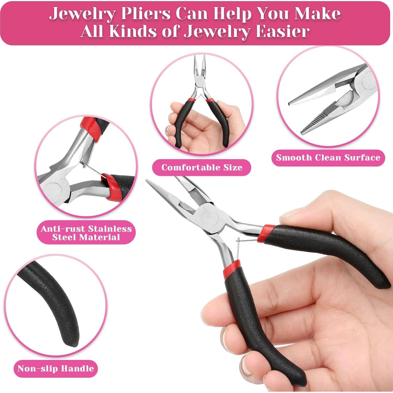 Kit de Cadenas para Hacer Joyería Selizo - 18m, 6 Colores, 2mm