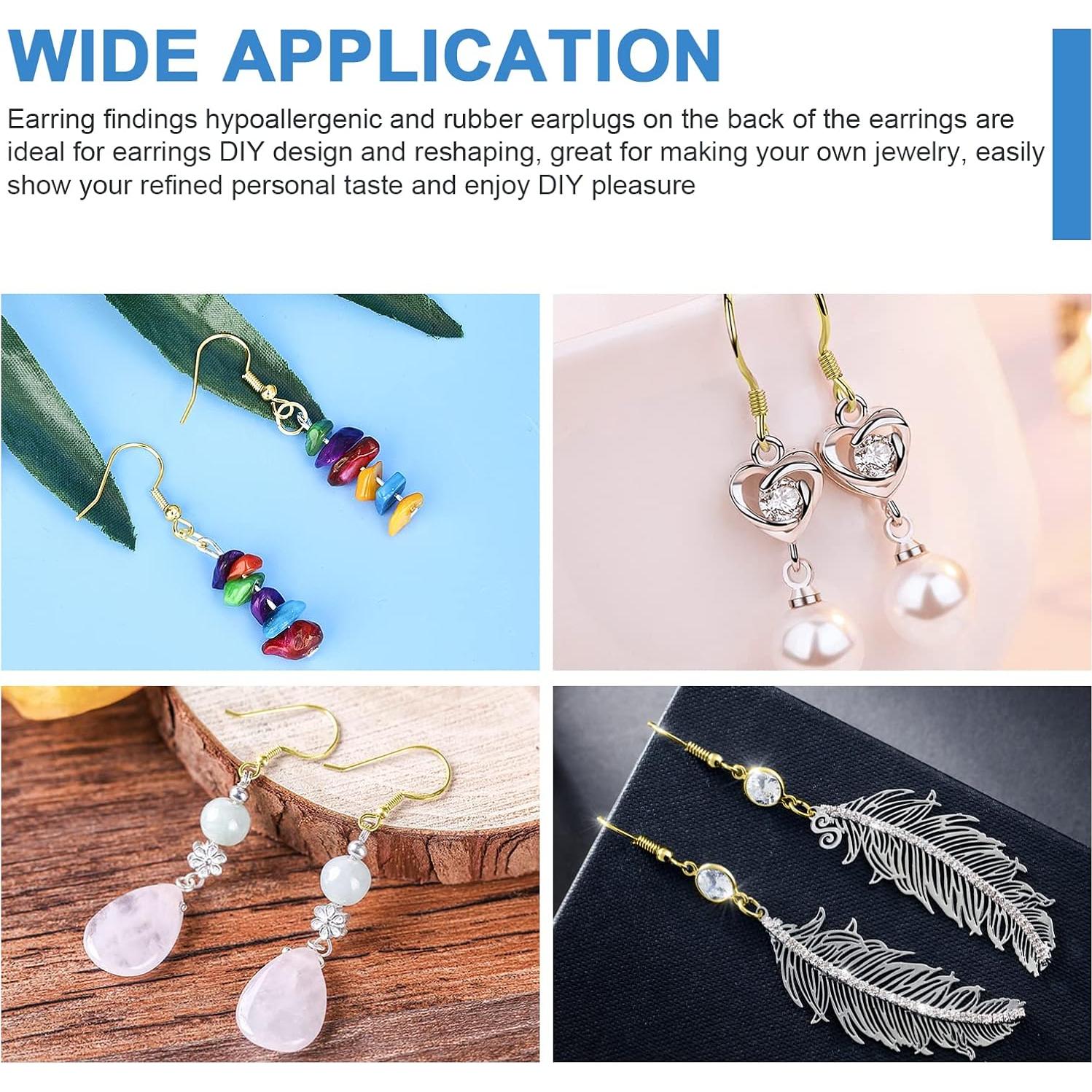 Kit de Ganchos de Aretes Hipoalergénicos MENKEY 750PCS Plata 925