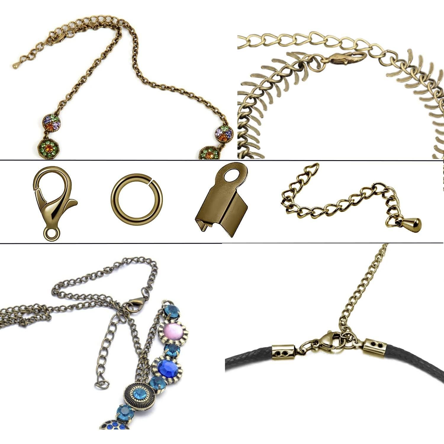 Set de 580 Accesorios para Hacer Joyas LAPOHI Bronce