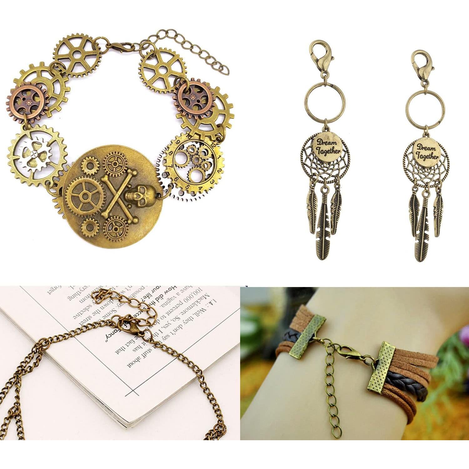 Set de 580 Accesorios para Hacer Joyas LAPOHI Bronce