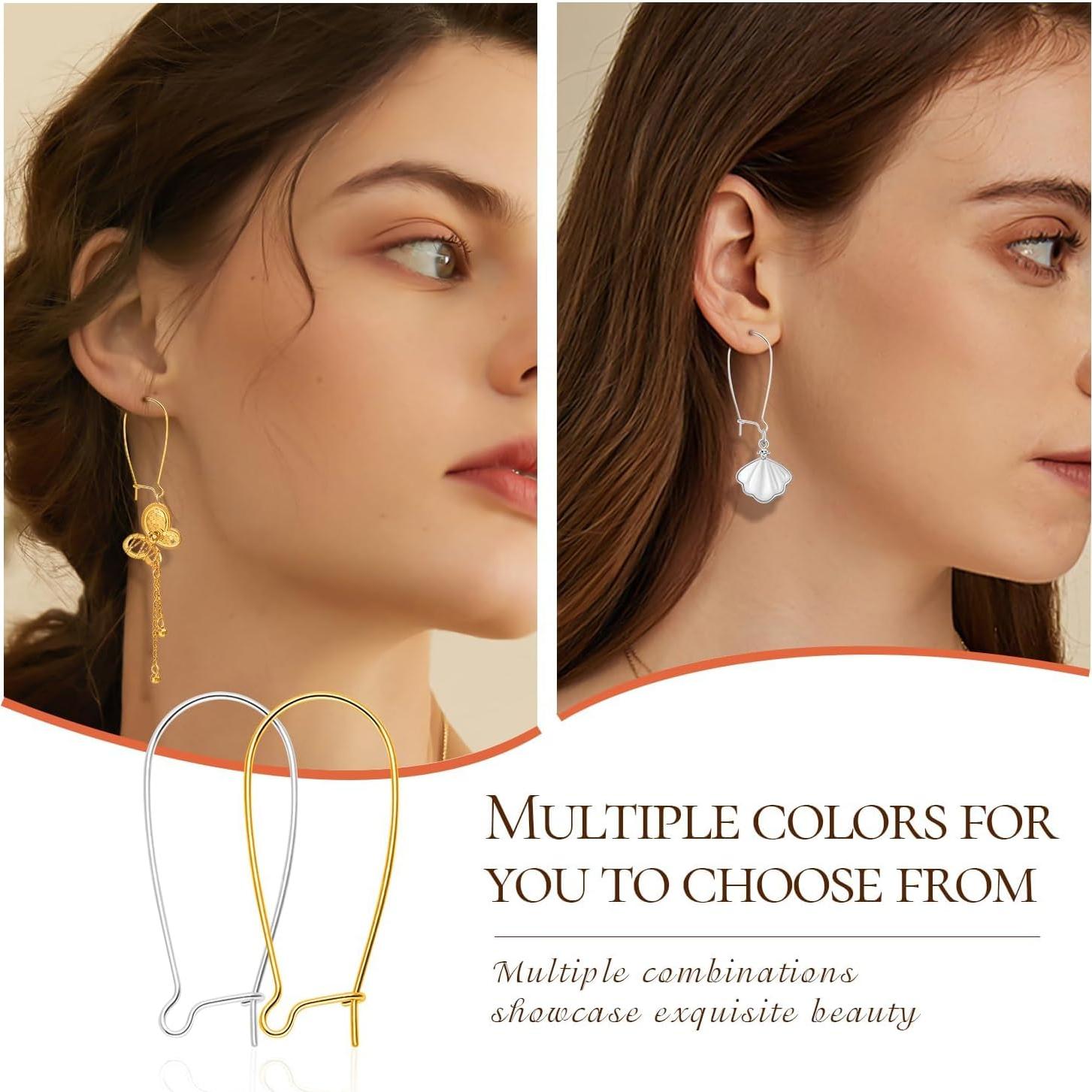 Ganchos de Alambre para Pendientes FANMAOUS 240 Pcs 25/38mm