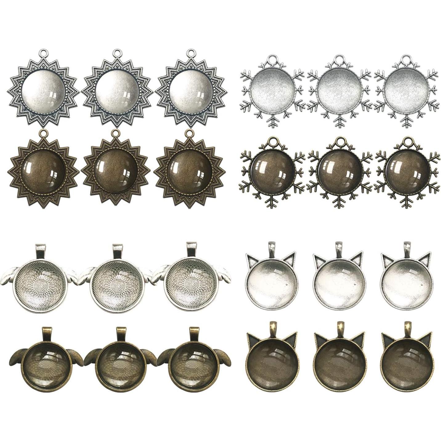 Kit de Bandejas Colgantes DIY Allazone 58 PCS - Sol, Gato, Nieve