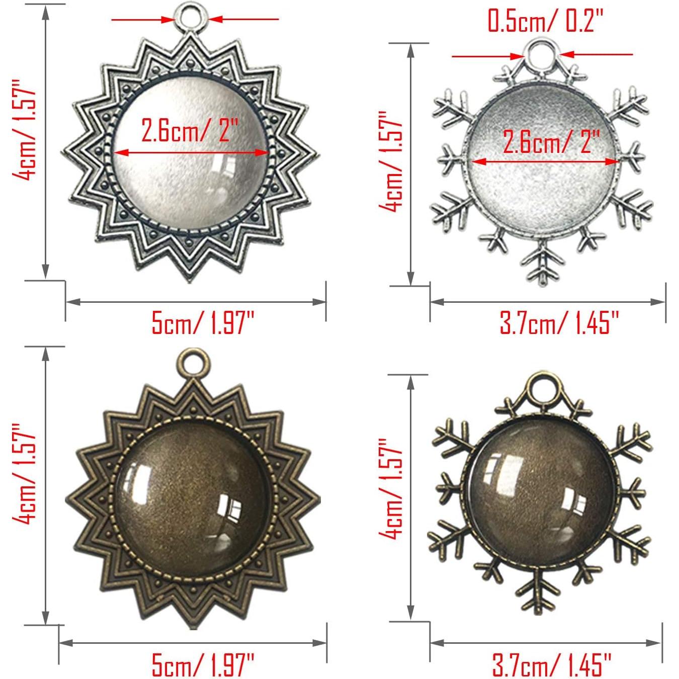 Kit de Bandejas Colgantes DIY Allazone 58 PCS - Sol, Gato, Nieve