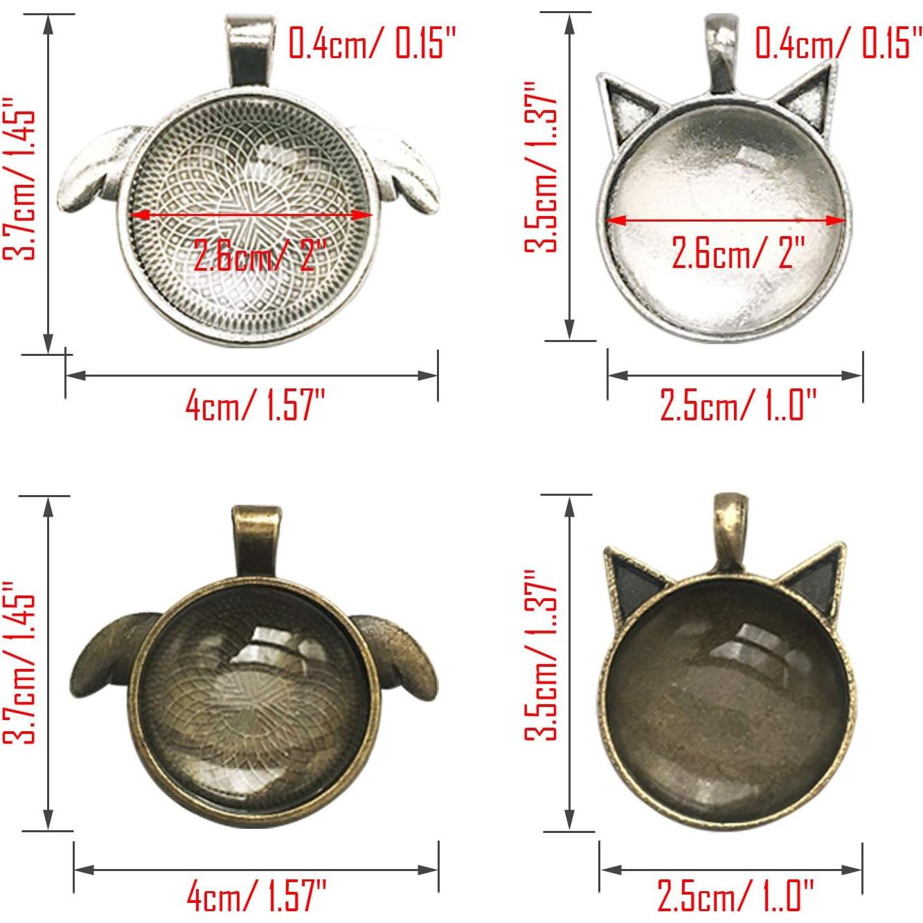 Kit de Bandejas Colgantes DIY Allazone 58 PCS - Sol, Gato, Nieve