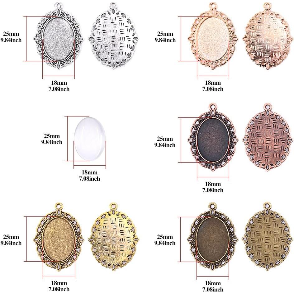 Conjunto de 70 Piezas de Bandejas y Baldosas Glarks para Joyería DIY