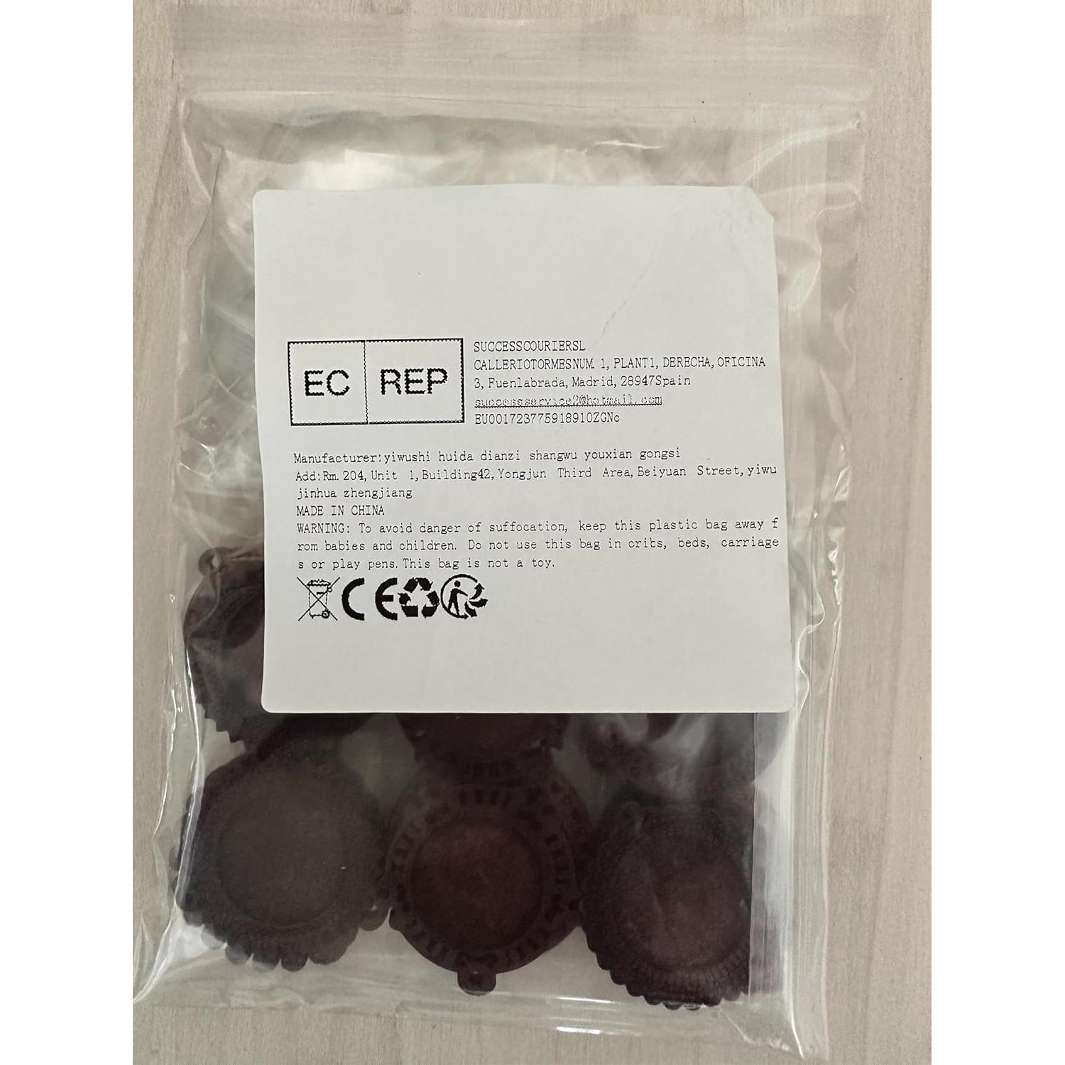 Set 36 Bandejas de Pendientes Redondas Dahi con Bezel DIY