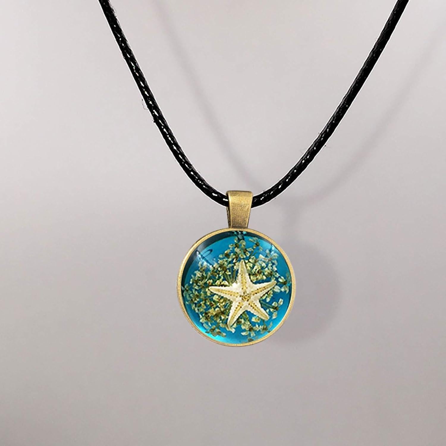 40 Bandejas de Colgante Redondas Huwujiu - 8 Colores 25mm