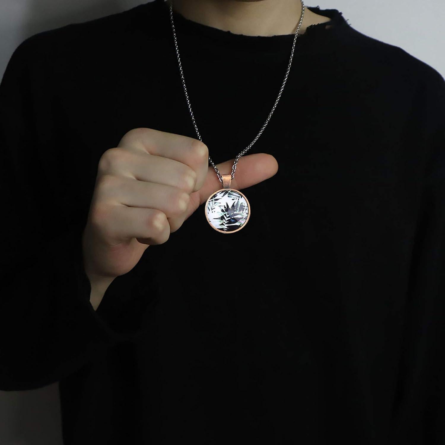 40 Bandejas de Colgante Redondas Huwujiu - 8 Colores 25mm