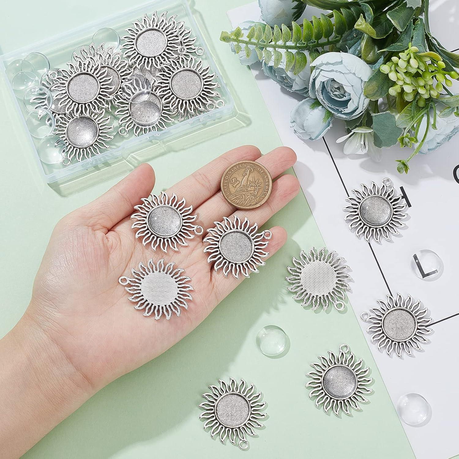 Bandejas de Colgante Girasol 40 Pcs Aleación Arricraft