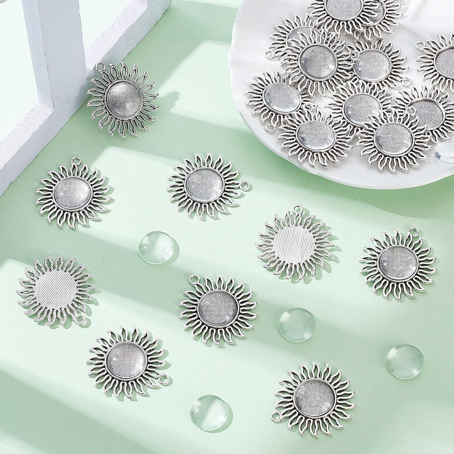 Bandejas de Colgante Girasol 40 Pcs Aleación Arricraft