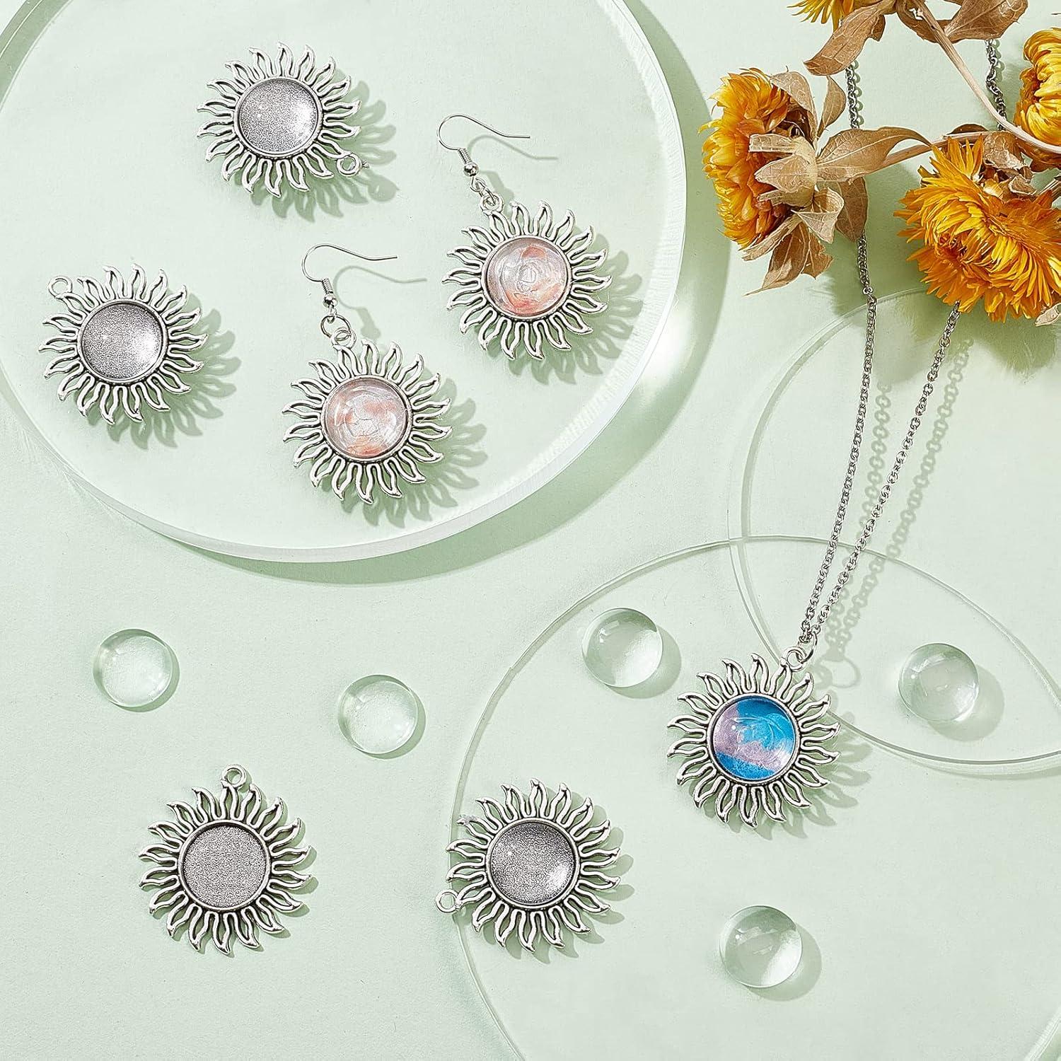 Bandejas de Colgante Girasol 40 Pcs Aleación Arricraft