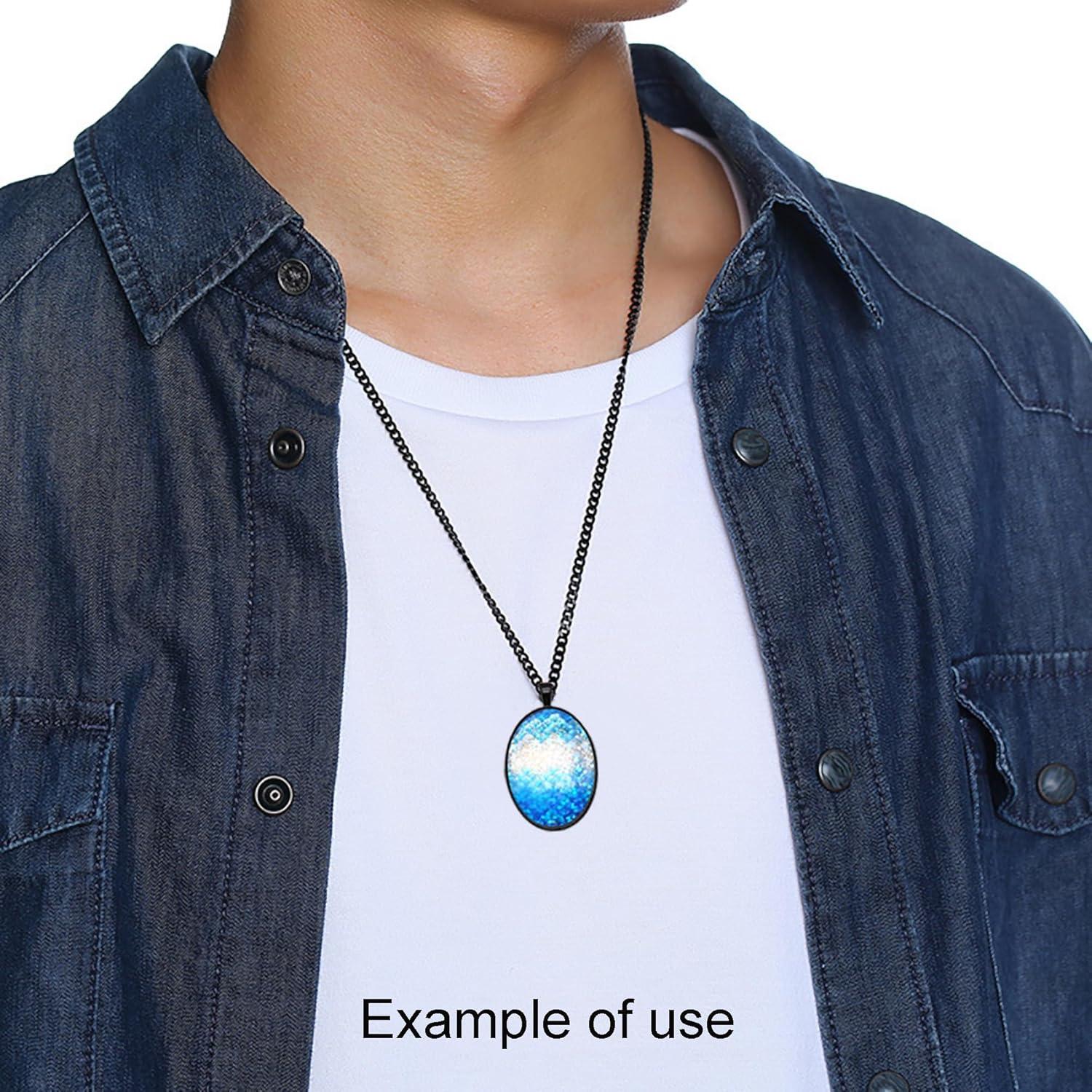 Kit de Joyería DIY Julie Wang 10 Juegos Bezel 40x30mm